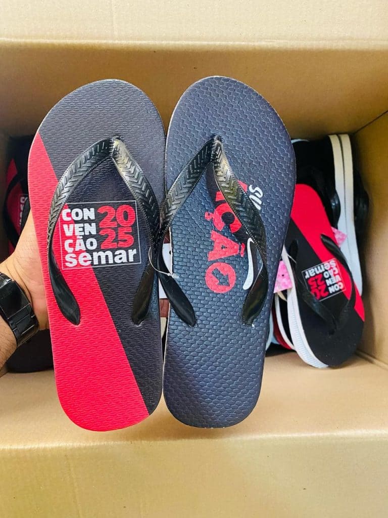Estampa em chinelo 2