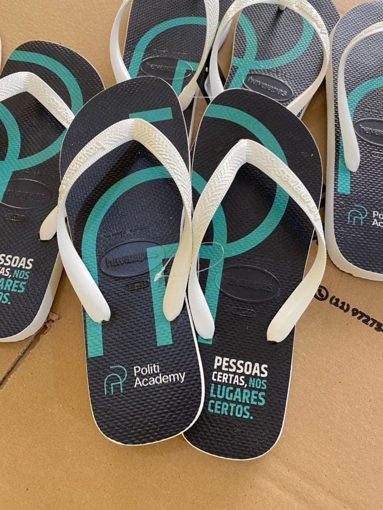 Estampa em chinelo 3