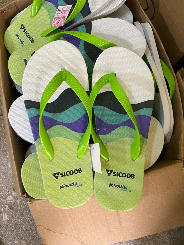 Estampa em chinelo 4